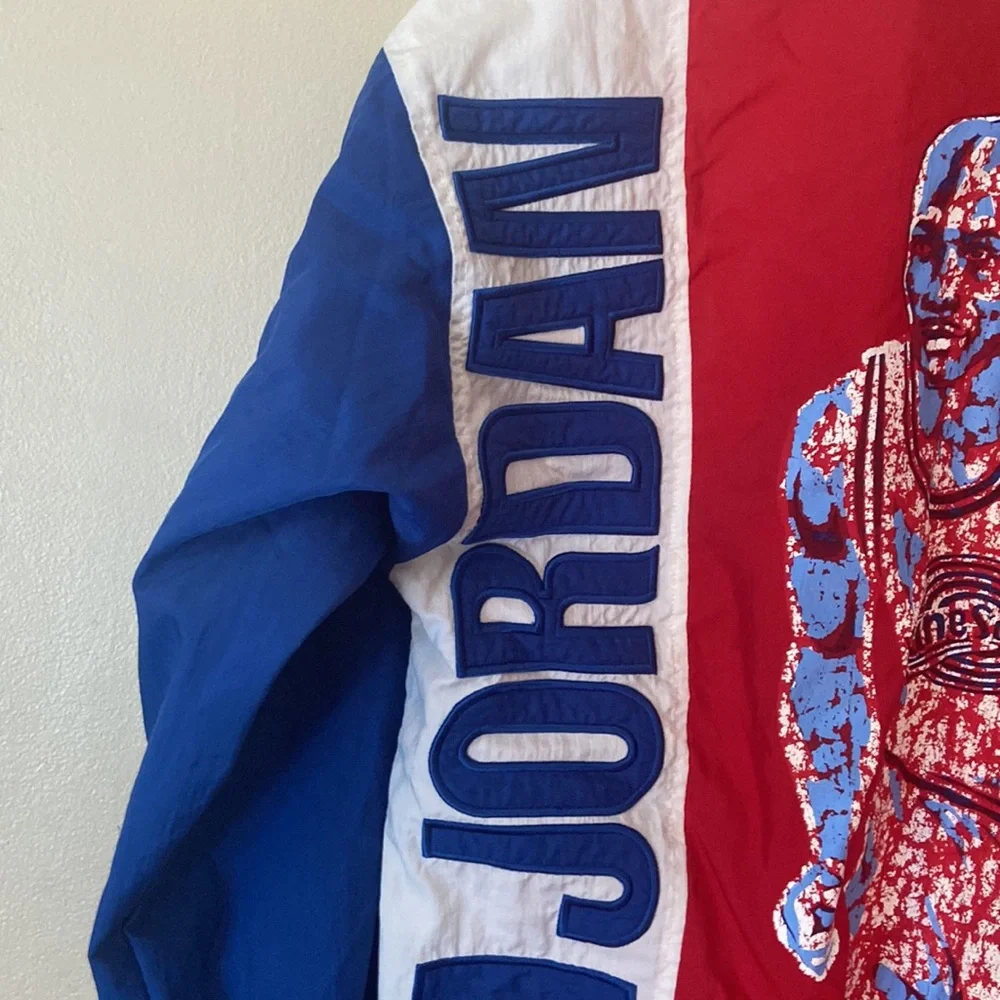 Space Jam Jordan Warner Brothers sz S lightweight Windbreaker Jacker 1996 - Picture 3 of 11